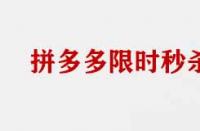 拼多多限時(shí)搶購商家需要具備那些條件？