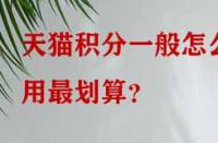 天貓積分一般怎么用最劃算？