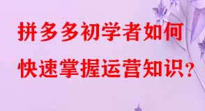 拼多多代運營